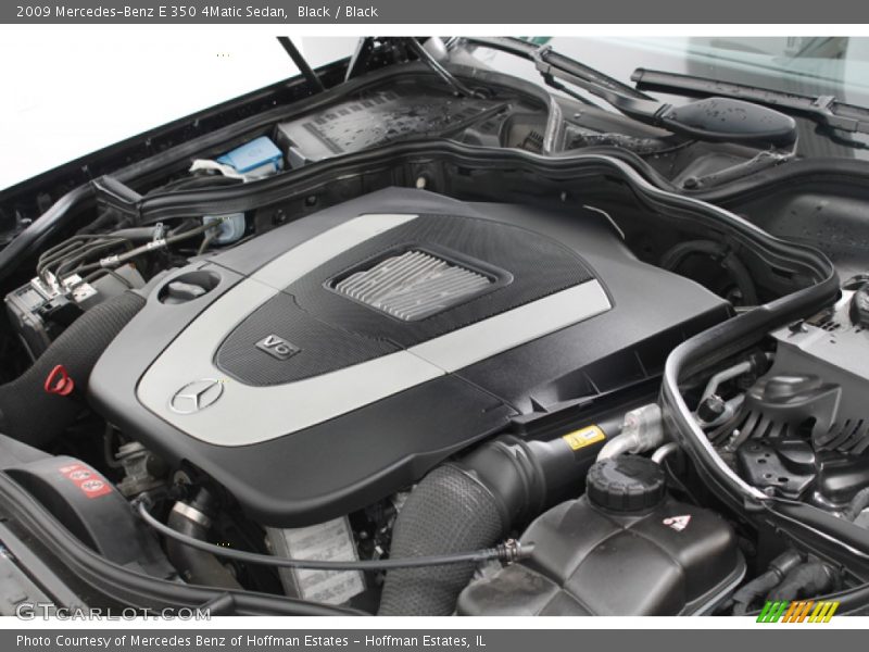 Black / Black 2009 Mercedes-Benz E 350 4Matic Sedan