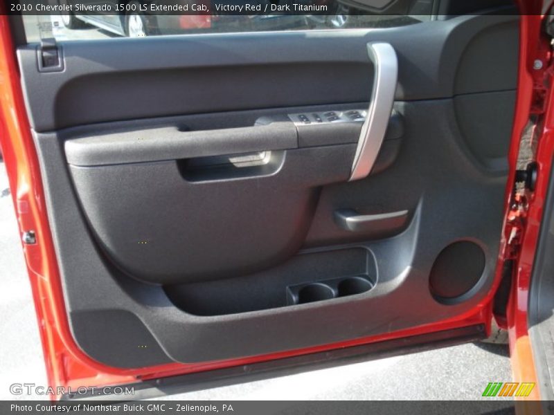 Victory Red / Dark Titanium 2010 Chevrolet Silverado 1500 LS Extended Cab