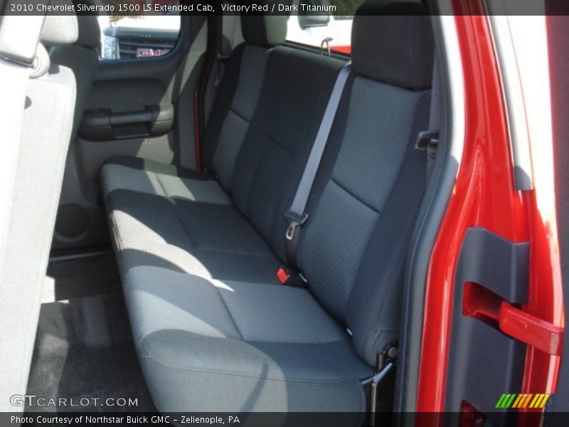 Victory Red / Dark Titanium 2010 Chevrolet Silverado 1500 LS Extended Cab