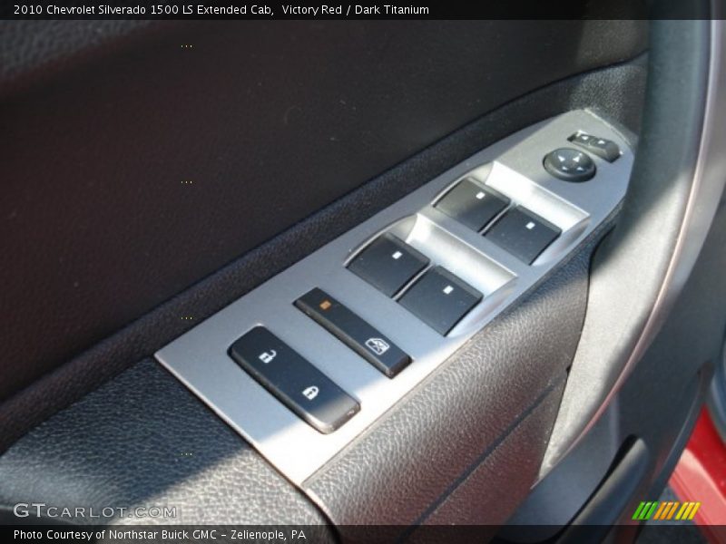Victory Red / Dark Titanium 2010 Chevrolet Silverado 1500 LS Extended Cab