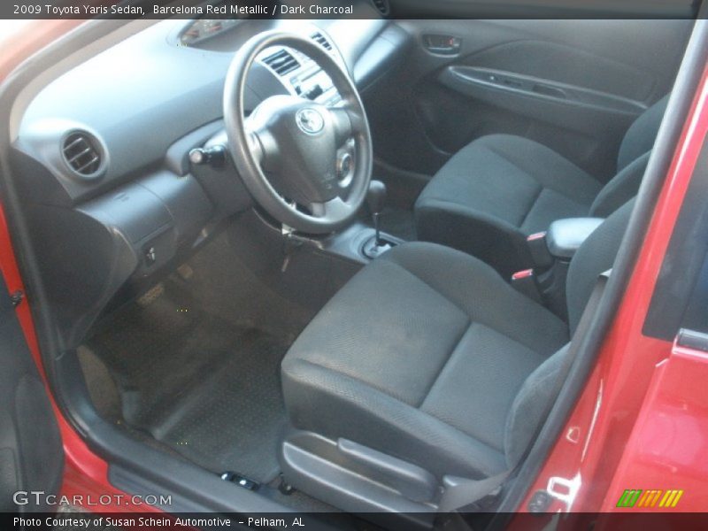 Barcelona Red Metallic / Dark Charcoal 2009 Toyota Yaris Sedan