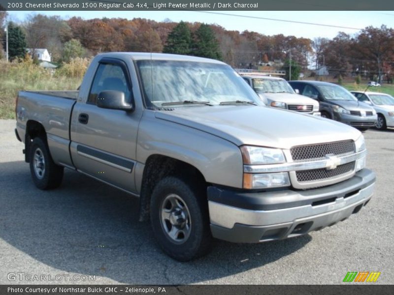 Light Pewter Metallic / Dark Charcoal 2003 Chevrolet Silverado 1500 Regular Cab 4x4