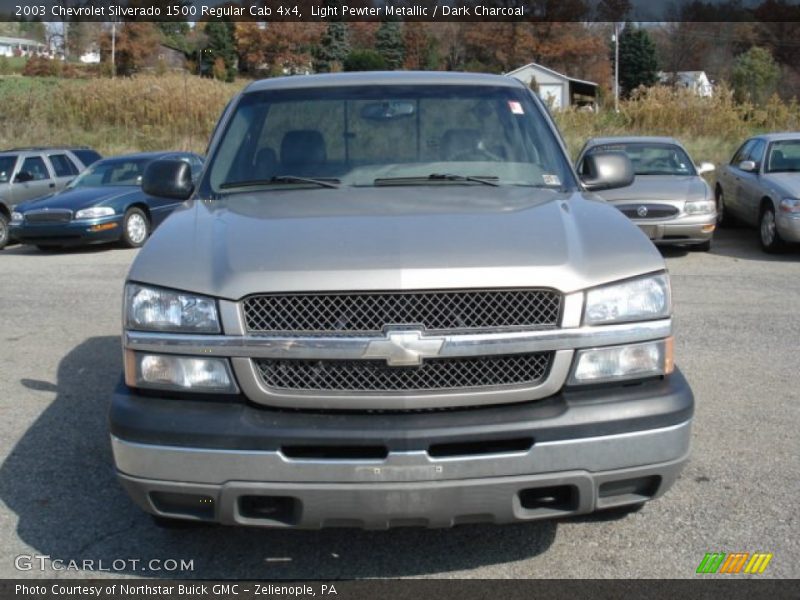 Light Pewter Metallic / Dark Charcoal 2003 Chevrolet Silverado 1500 Regular Cab 4x4