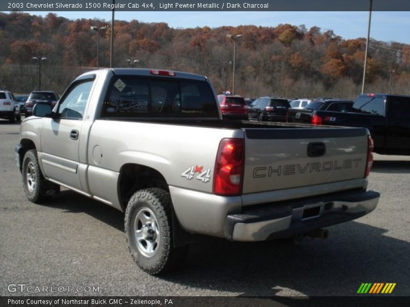 Light Pewter Metallic / Dark Charcoal 2003 Chevrolet Silverado 1500 Regular Cab 4x4