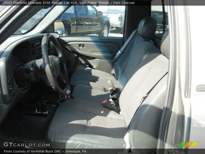 Light Pewter Metallic / Dark Charcoal 2003 Chevrolet Silverado 1500 Regular Cab 4x4