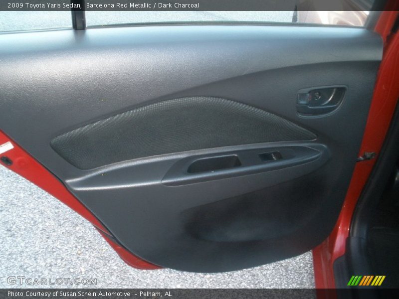 Barcelona Red Metallic / Dark Charcoal 2009 Toyota Yaris Sedan