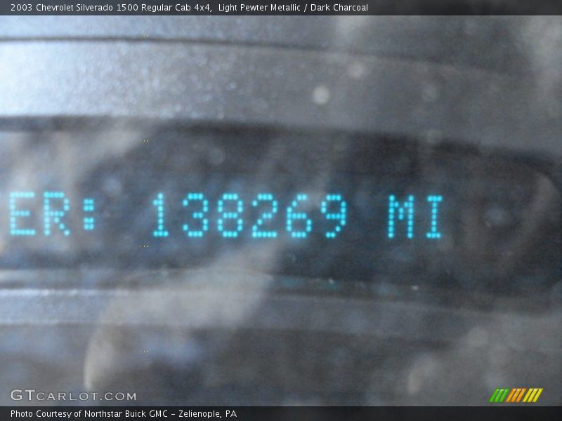 Light Pewter Metallic / Dark Charcoal 2003 Chevrolet Silverado 1500 Regular Cab 4x4