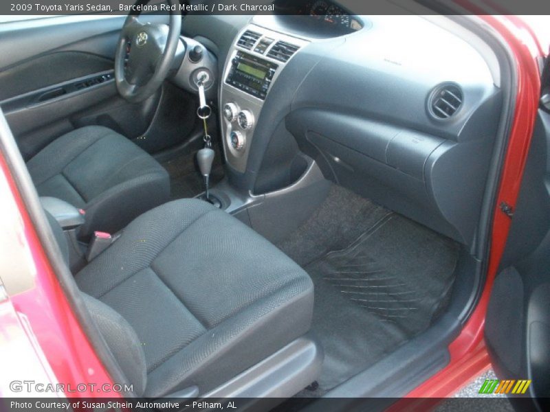 Barcelona Red Metallic / Dark Charcoal 2009 Toyota Yaris Sedan