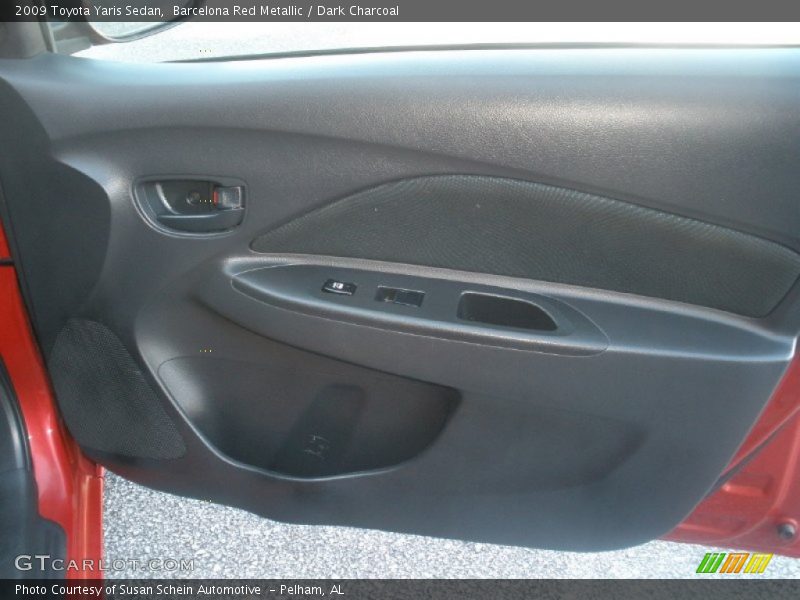 Barcelona Red Metallic / Dark Charcoal 2009 Toyota Yaris Sedan