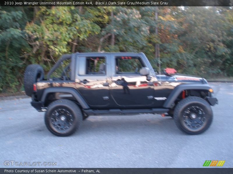 Black / Dark Slate Gray/Medium Slate Gray 2010 Jeep Wrangler Unlimited Mountain Edition 4x4