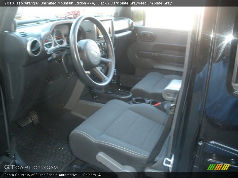 Black / Dark Slate Gray/Medium Slate Gray 2010 Jeep Wrangler Unlimited Mountain Edition 4x4