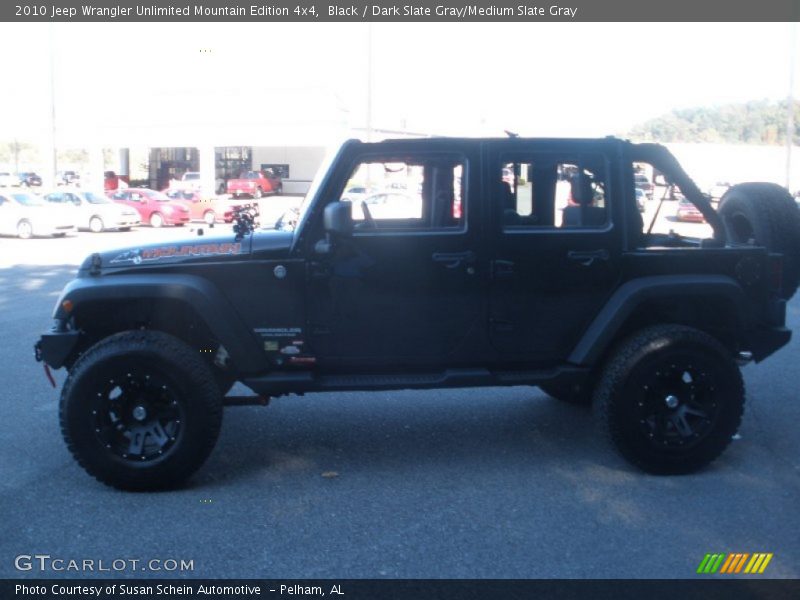 Black / Dark Slate Gray/Medium Slate Gray 2010 Jeep Wrangler Unlimited Mountain Edition 4x4