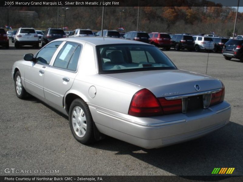 Silver Birch Metallic / Light Flint 2005 Mercury Grand Marquis LS