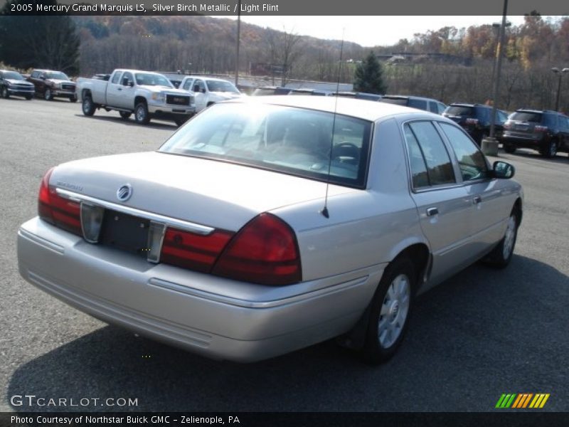Silver Birch Metallic / Light Flint 2005 Mercury Grand Marquis LS