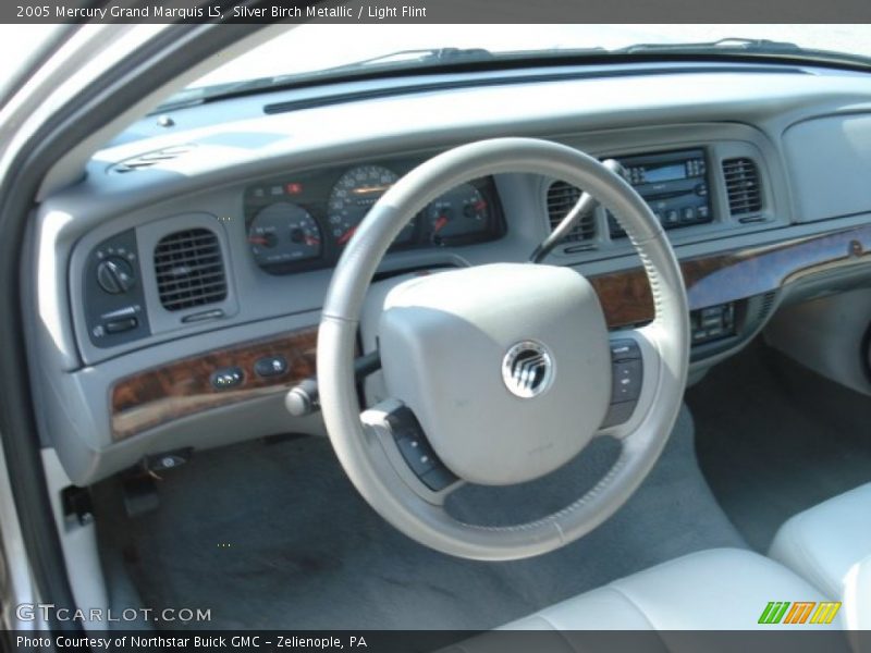 Silver Birch Metallic / Light Flint 2005 Mercury Grand Marquis LS