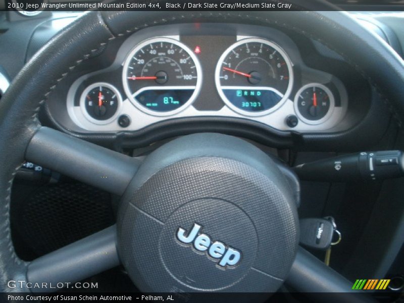 Black / Dark Slate Gray/Medium Slate Gray 2010 Jeep Wrangler Unlimited Mountain Edition 4x4