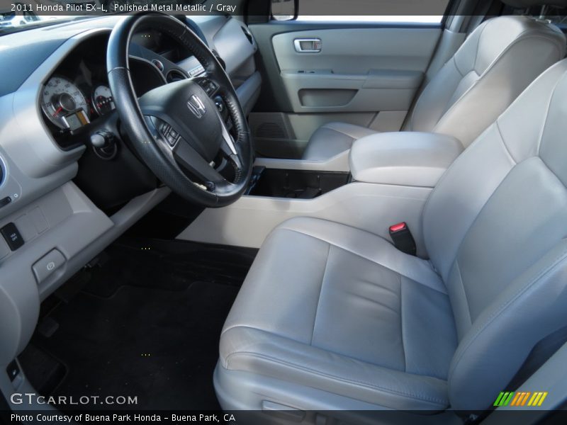 Polished Metal Metallic / Gray 2011 Honda Pilot EX-L