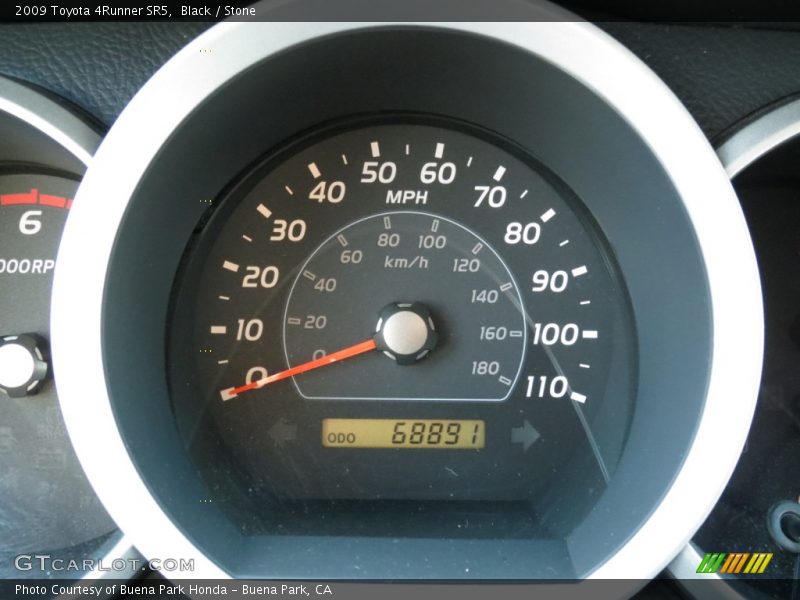 Black / Stone 2009 Toyota 4Runner SR5