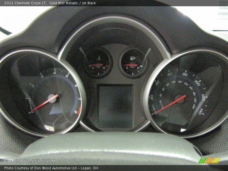 Gold Mist Metallic / Jet Black 2011 Chevrolet Cruze LT