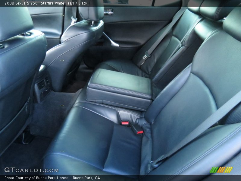 Starfire White Pearl / Black 2008 Lexus IS 250