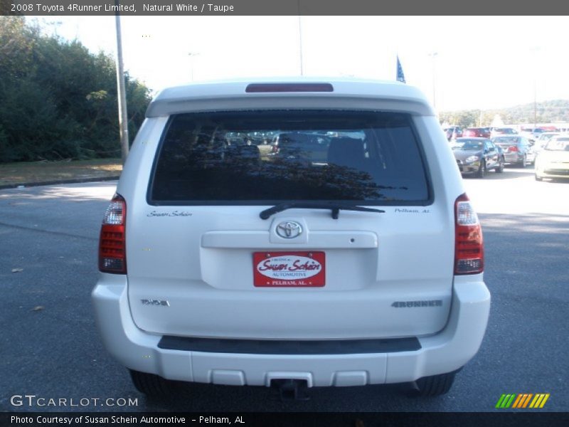 Natural White / Taupe 2008 Toyota 4Runner Limited