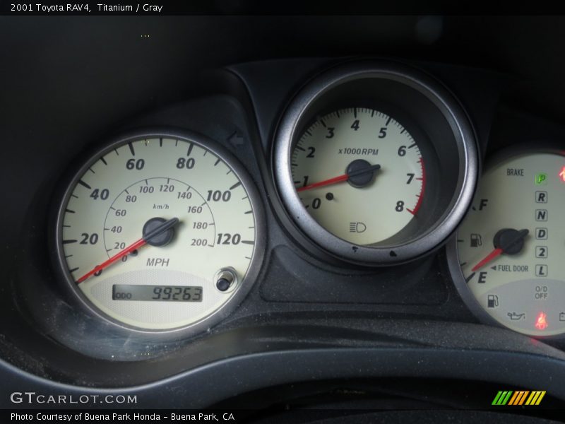 Titanium / Gray 2001 Toyota RAV4
