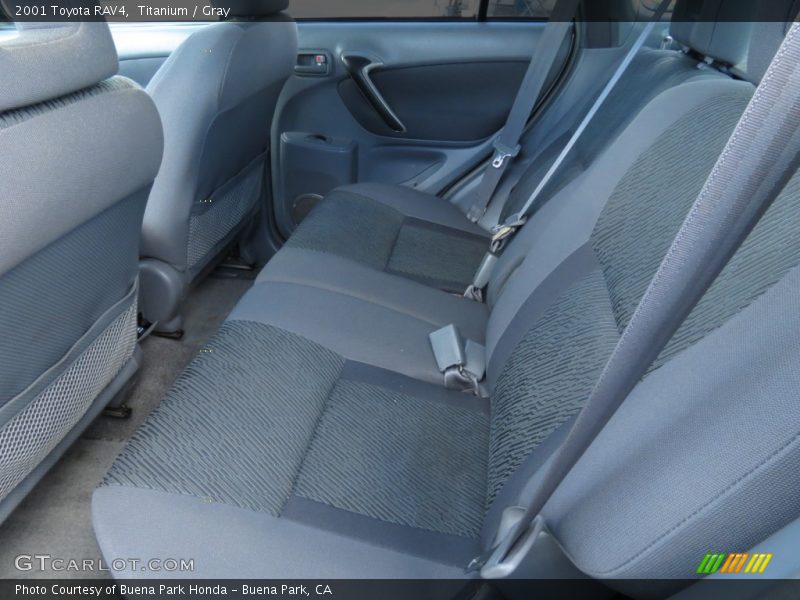 Rear Seat of 2001 RAV4 