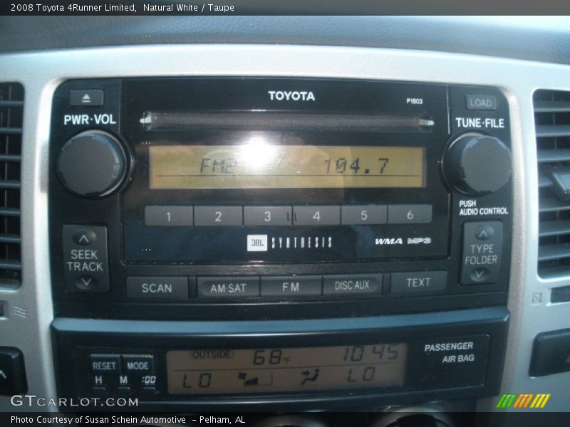 Natural White / Taupe 2008 Toyota 4Runner Limited