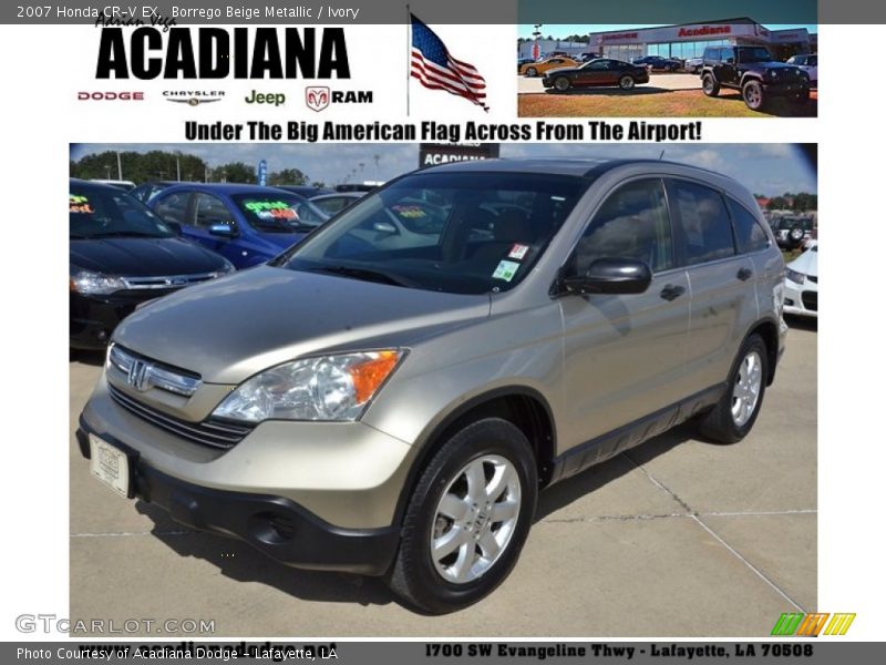 Borrego Beige Metallic / Ivory 2007 Honda CR-V EX