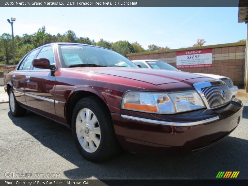 Dark Toreador Red Metallic / Light Flint 2005 Mercury Grand Marquis LS