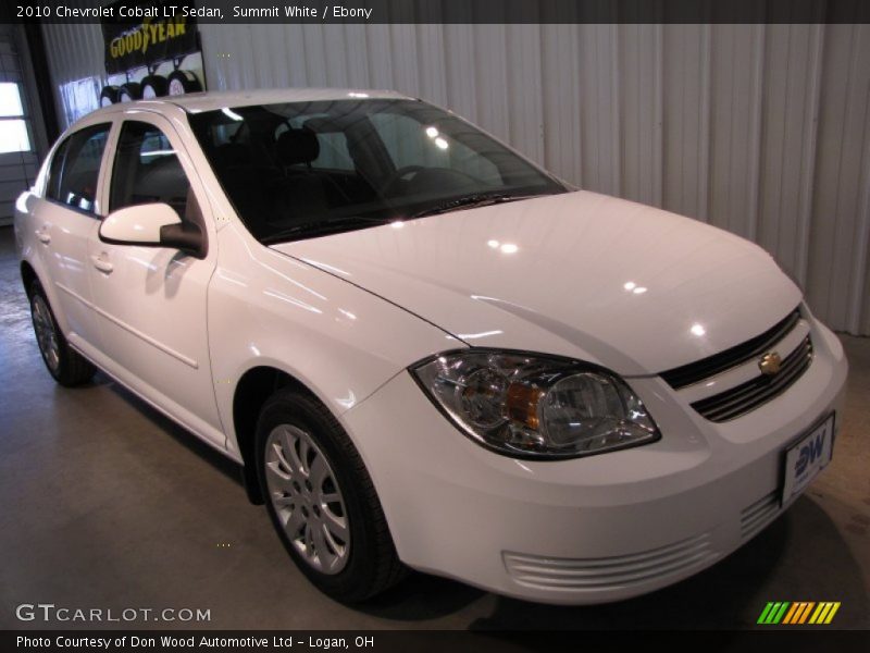 Summit White / Ebony 2010 Chevrolet Cobalt LT Sedan