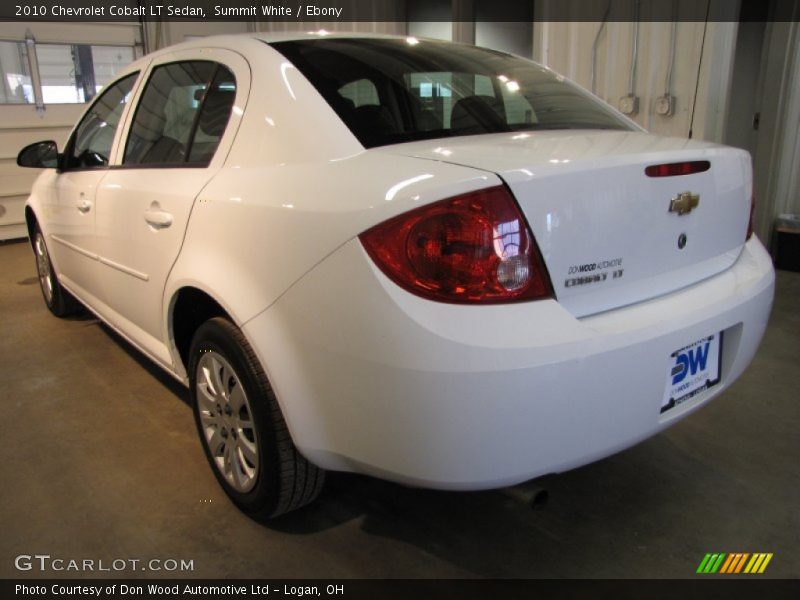 Summit White / Ebony 2010 Chevrolet Cobalt LT Sedan
