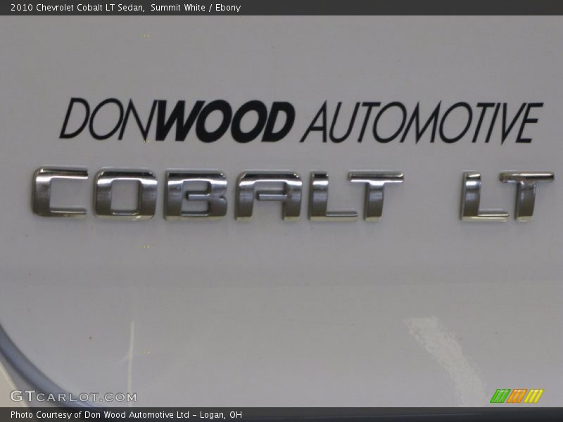 Summit White / Ebony 2010 Chevrolet Cobalt LT Sedan