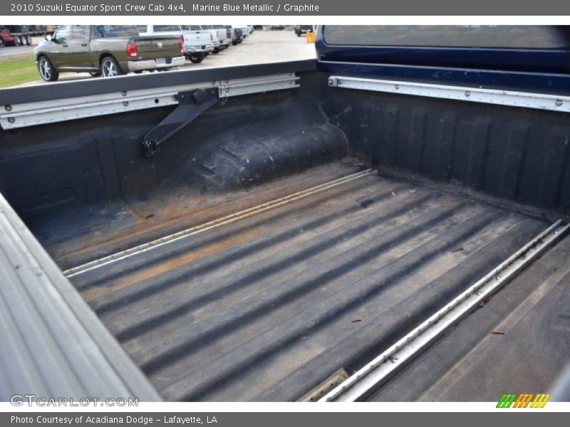 Marine Blue Metallic / Graphite 2010 Suzuki Equator Sport Crew Cab 4x4