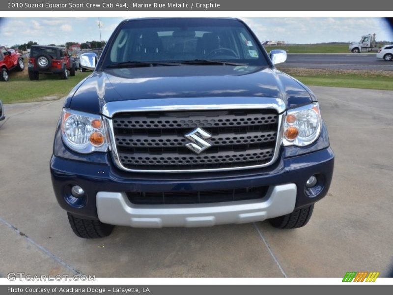 Marine Blue Metallic / Graphite 2010 Suzuki Equator Sport Crew Cab 4x4