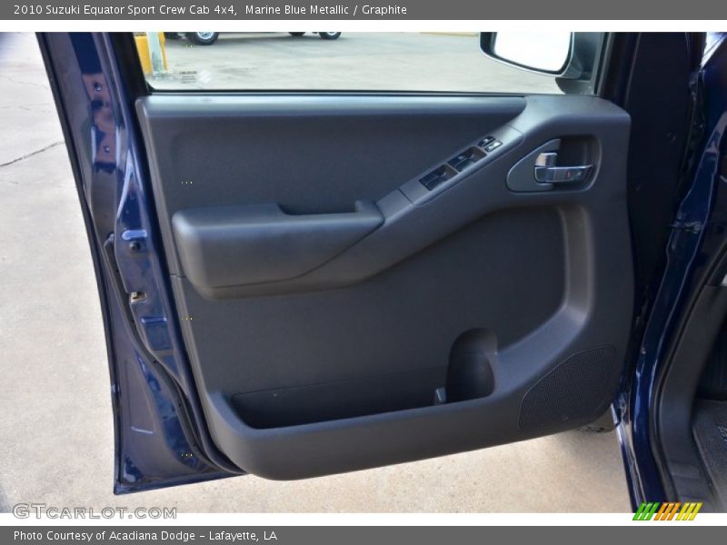 Marine Blue Metallic / Graphite 2010 Suzuki Equator Sport Crew Cab 4x4