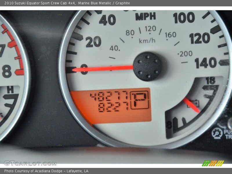 Marine Blue Metallic / Graphite 2010 Suzuki Equator Sport Crew Cab 4x4