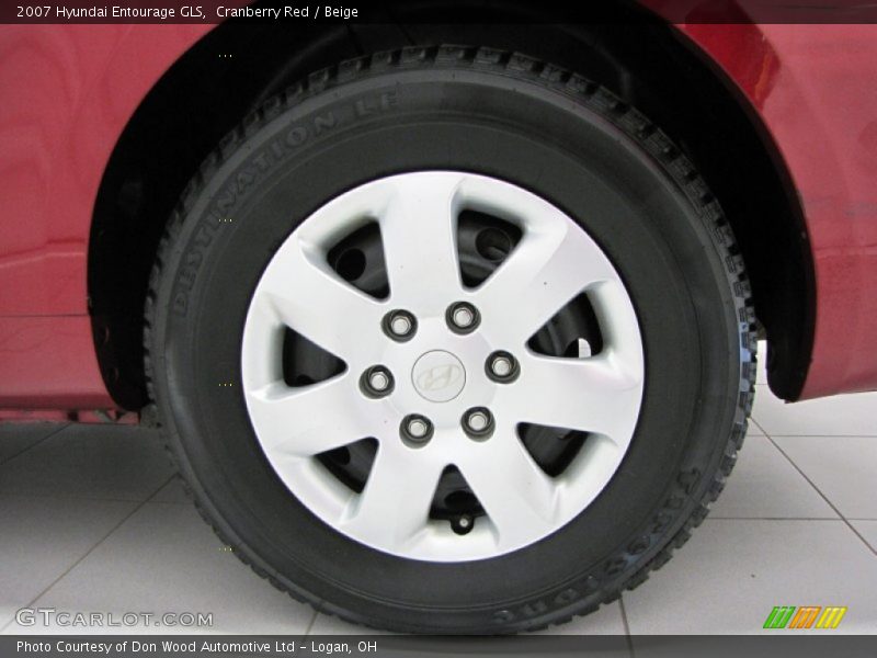 Cranberry Red / Beige 2007 Hyundai Entourage GLS