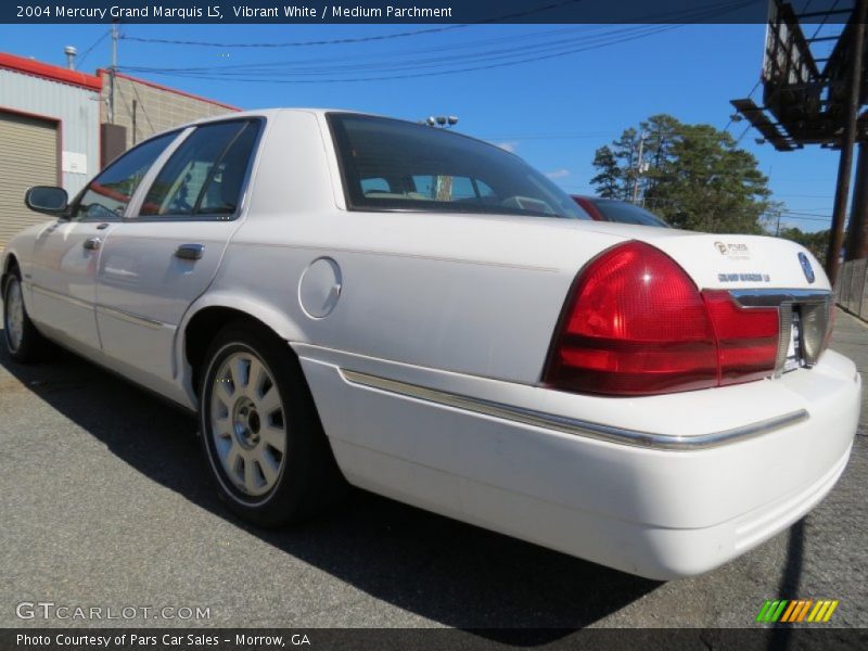 Vibrant White / Medium Parchment 2004 Mercury Grand Marquis LS