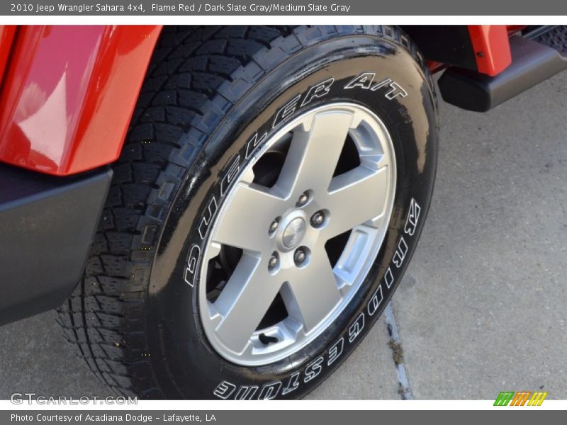 Flame Red / Dark Slate Gray/Medium Slate Gray 2010 Jeep Wrangler Sahara 4x4