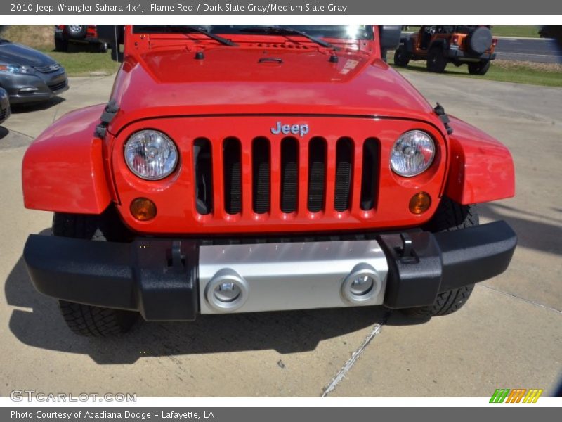 Flame Red / Dark Slate Gray/Medium Slate Gray 2010 Jeep Wrangler Sahara 4x4