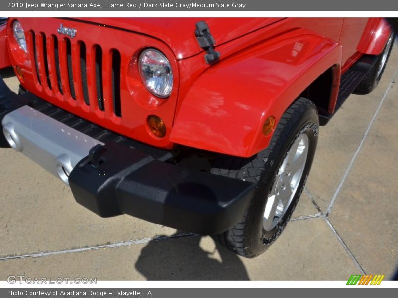 Flame Red / Dark Slate Gray/Medium Slate Gray 2010 Jeep Wrangler Sahara 4x4