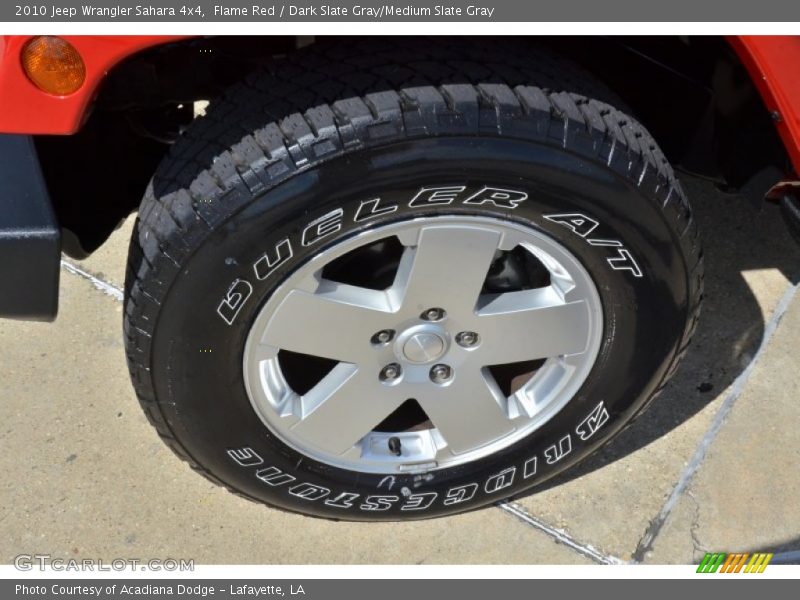 Flame Red / Dark Slate Gray/Medium Slate Gray 2010 Jeep Wrangler Sahara 4x4