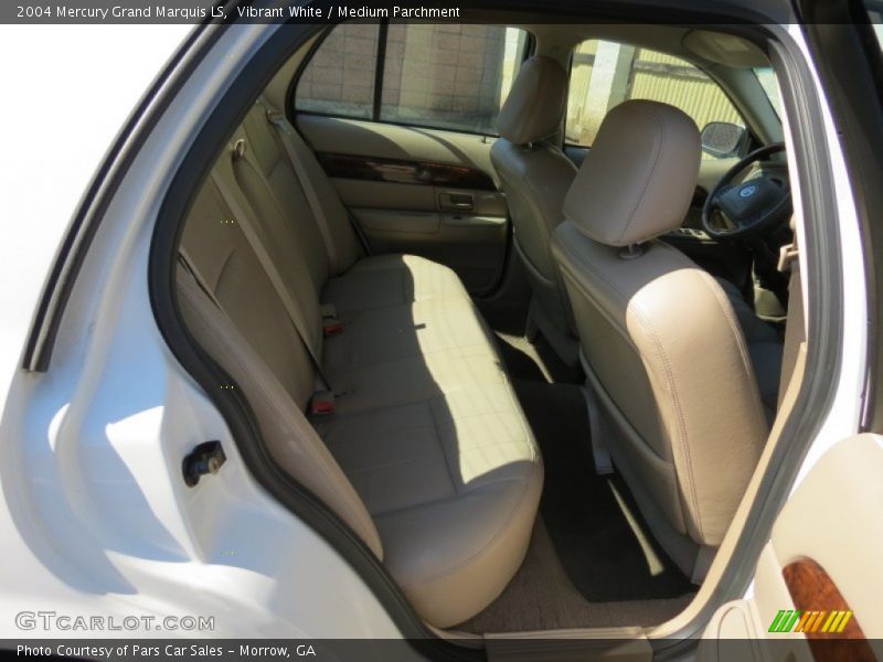 Vibrant White / Medium Parchment 2004 Mercury Grand Marquis LS