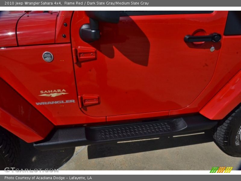 Flame Red / Dark Slate Gray/Medium Slate Gray 2010 Jeep Wrangler Sahara 4x4