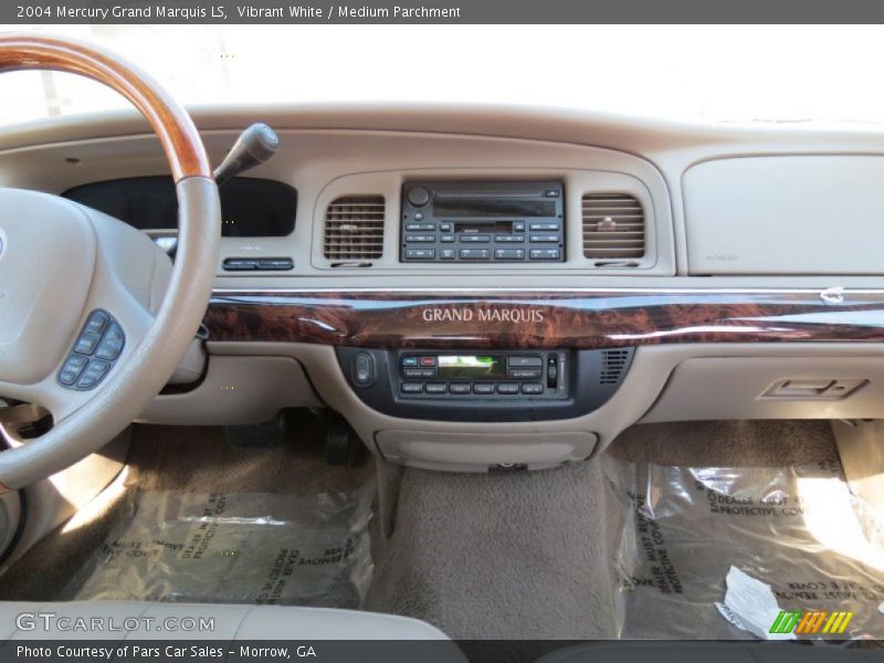 Vibrant White / Medium Parchment 2004 Mercury Grand Marquis LS