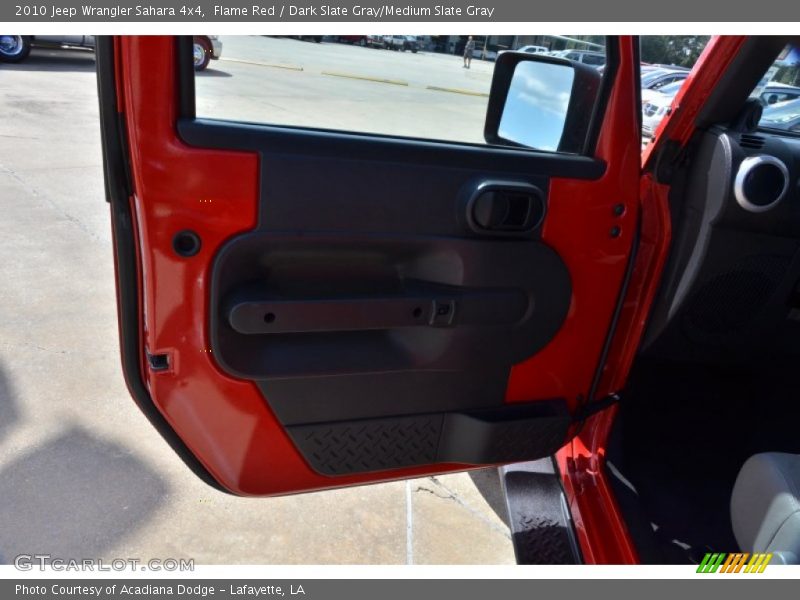 Flame Red / Dark Slate Gray/Medium Slate Gray 2010 Jeep Wrangler Sahara 4x4