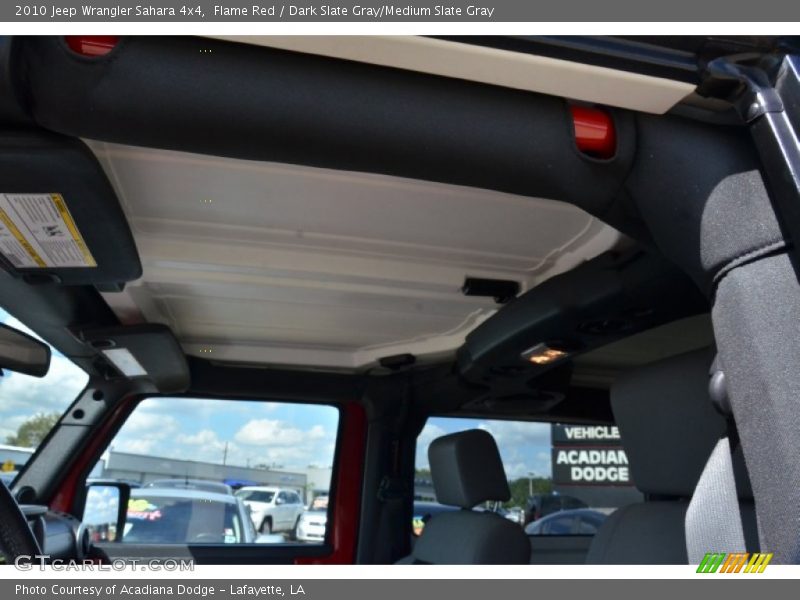 Flame Red / Dark Slate Gray/Medium Slate Gray 2010 Jeep Wrangler Sahara 4x4