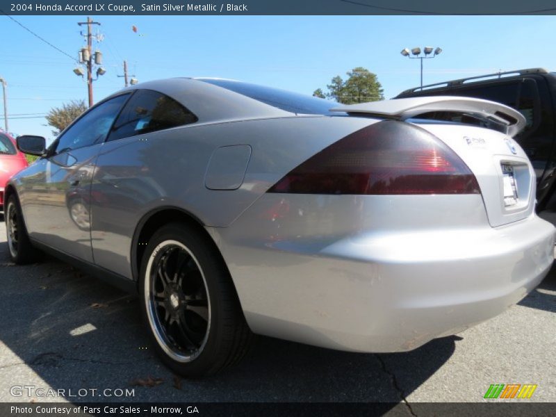 Satin Silver Metallic / Black 2004 Honda Accord LX Coupe