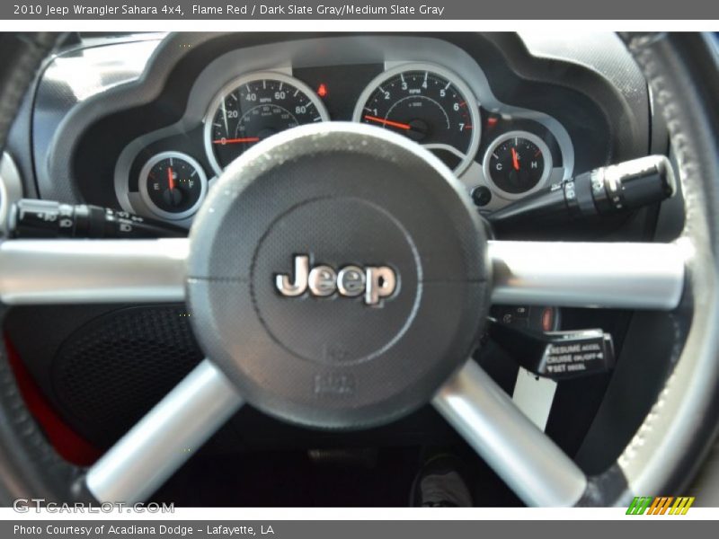 Flame Red / Dark Slate Gray/Medium Slate Gray 2010 Jeep Wrangler Sahara 4x4